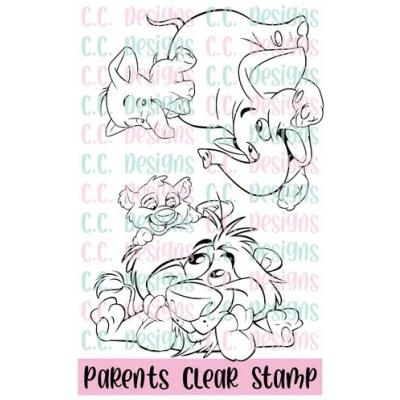 C.C. Designs Clear Stamps - Parents